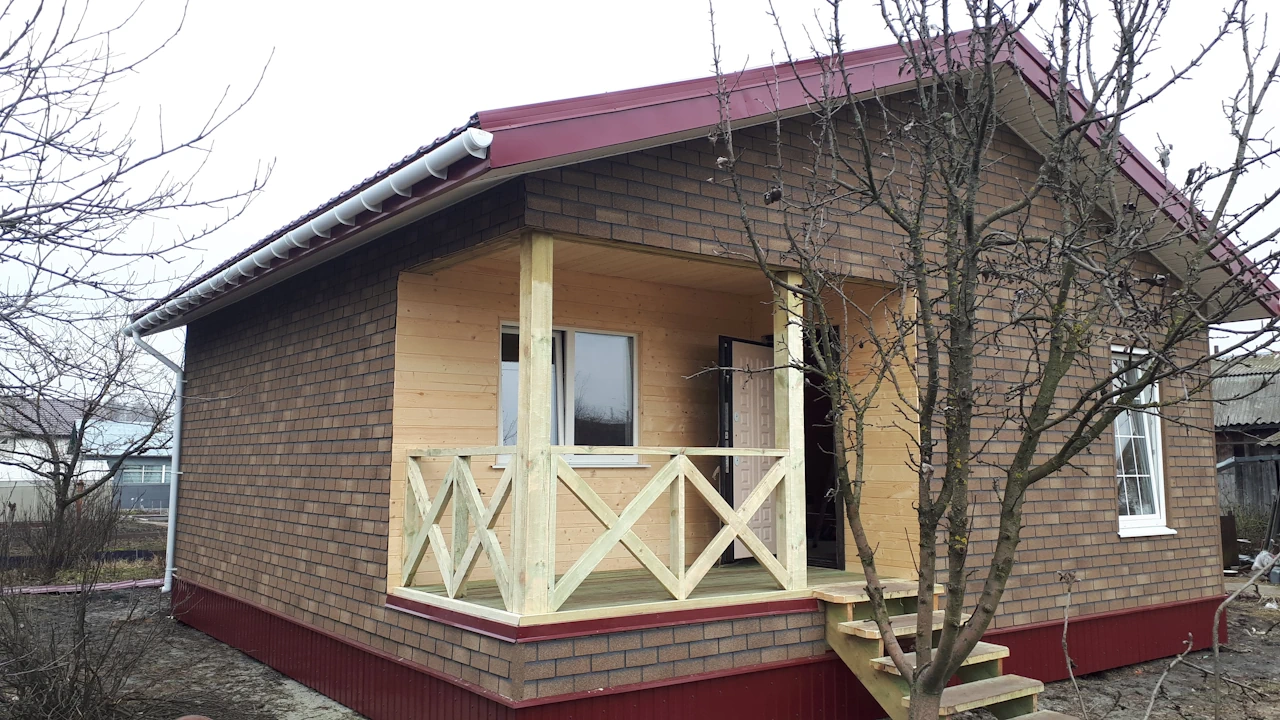 каркасный дом