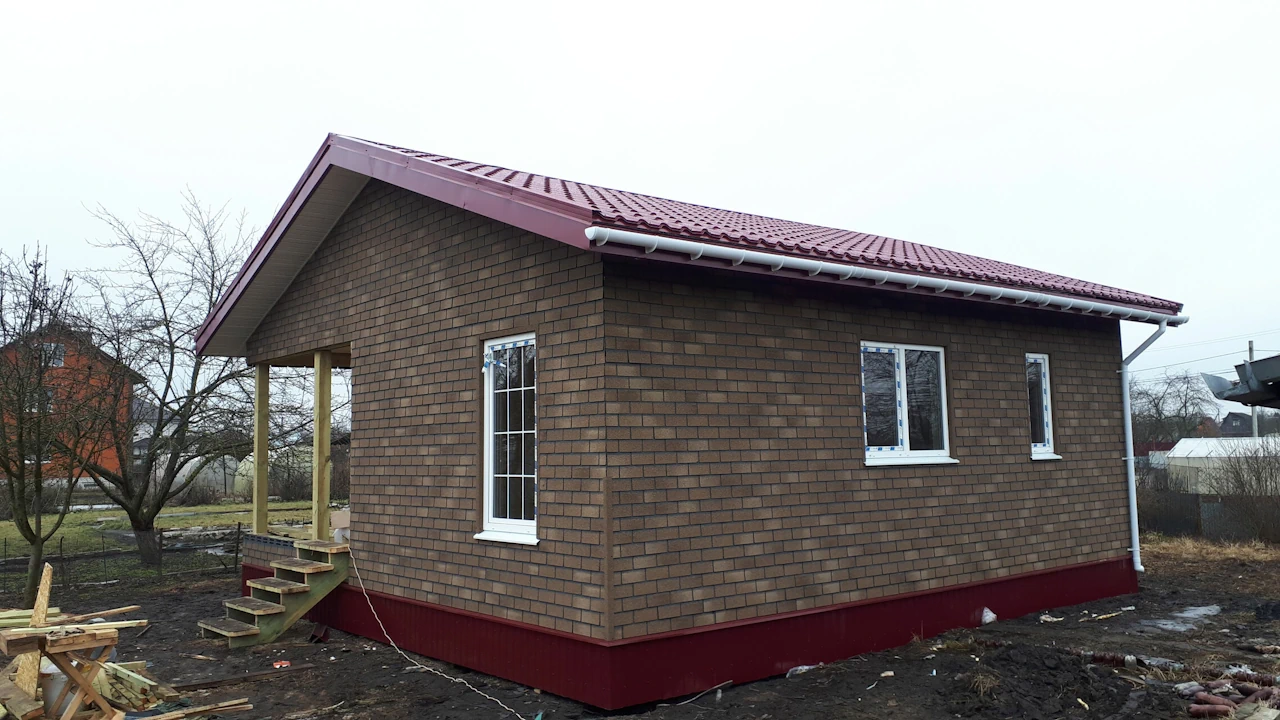 каркасный дом по проекту Герда