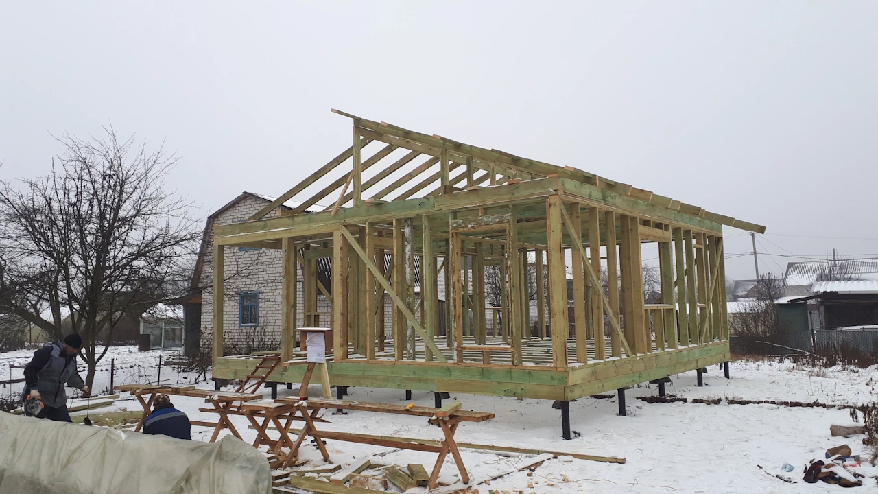 каркас дома
