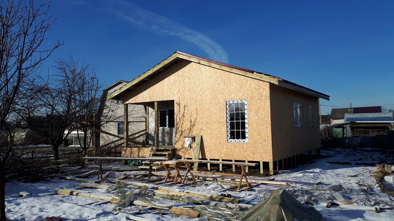 каркасный дом