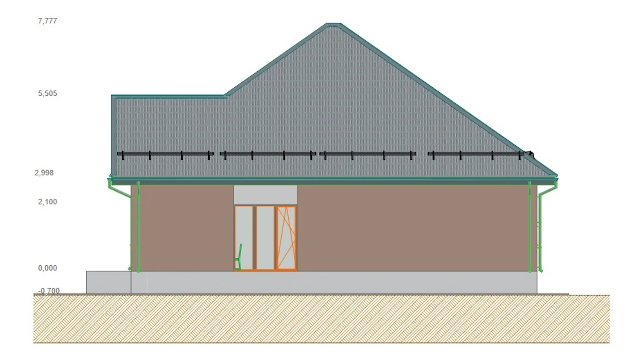 проект Феруз-1 фасад восточный