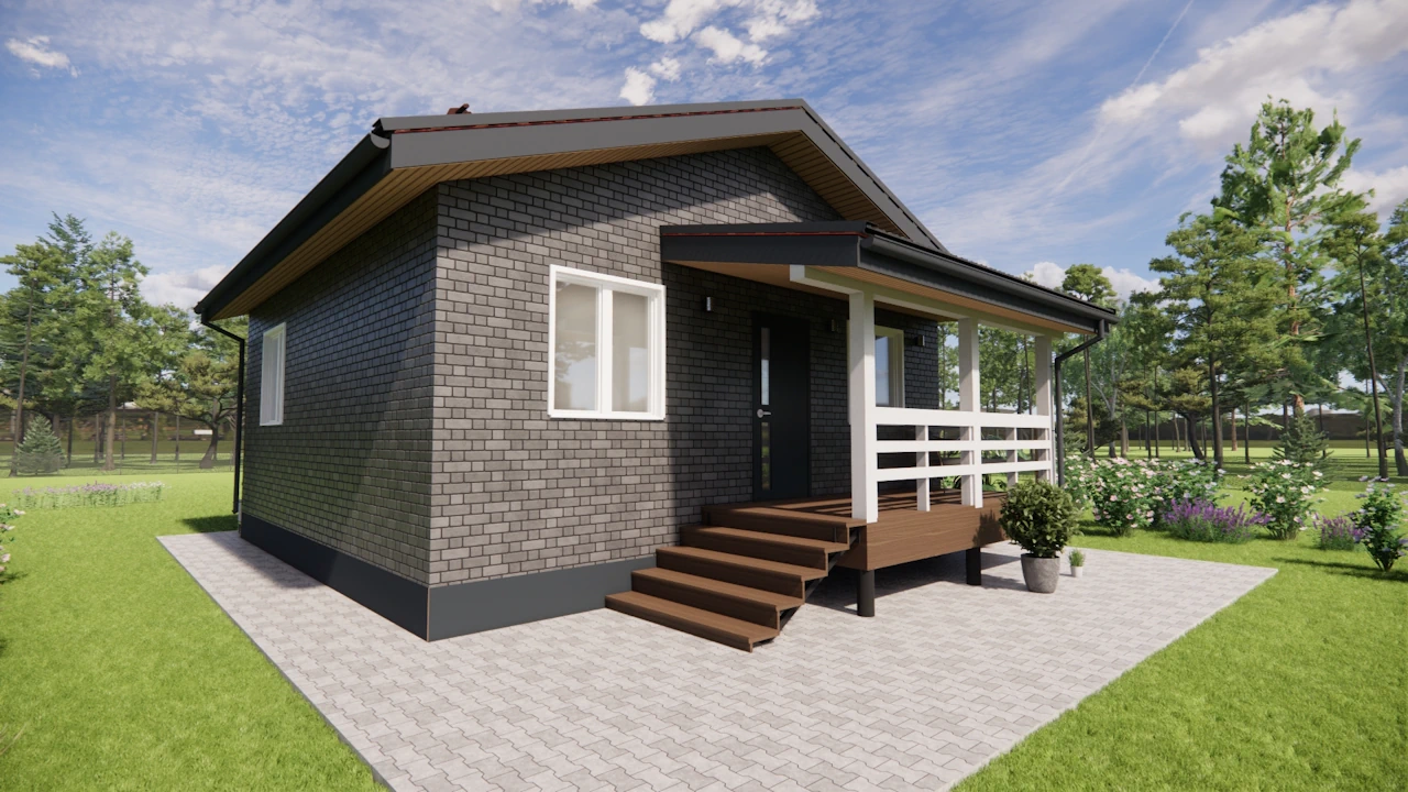 каркасный дом Малфа